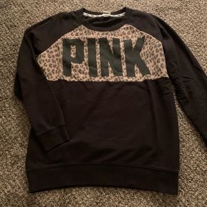 VS PINK leopard print sweater